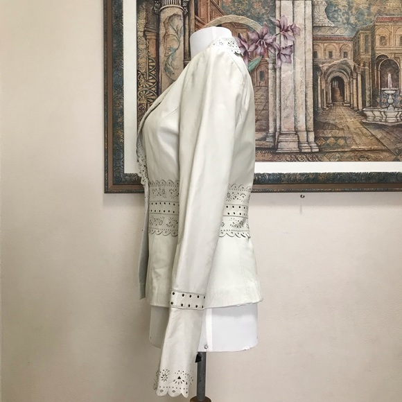 Georgiou Studio 💯 % Leather Jacket Size 2 - Picture 3 of 7